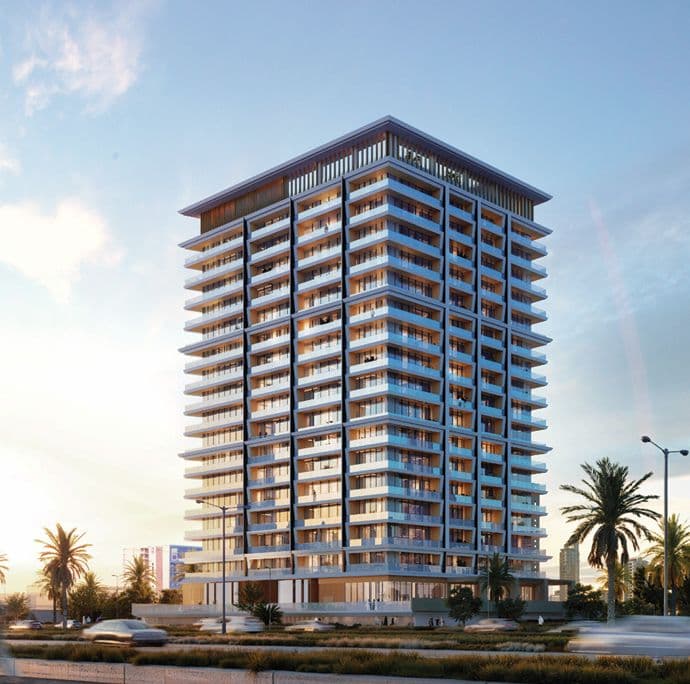 Binghatti Pinnacle — the building exterior