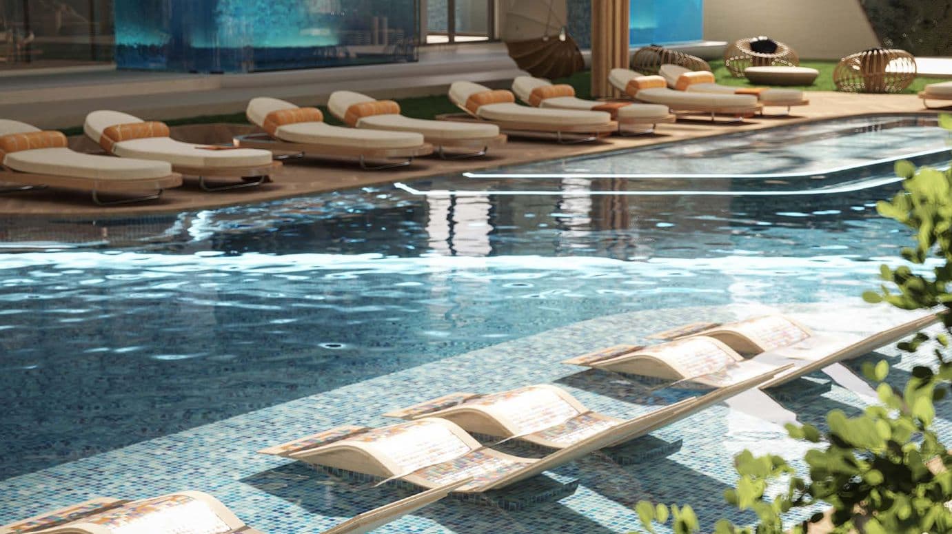 Samana Imperial Gardens — the swimming pool and sun loungers