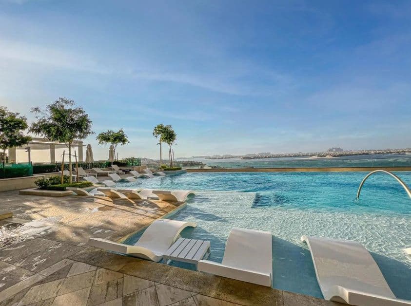 Sunrise Bay Tower 1 — the infinity pool at the waterfront