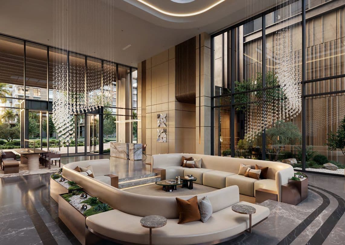 City Walk Crestlane — the double-height residents' lounge