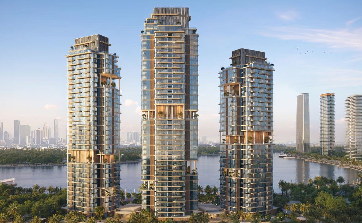 The Edit at D3 — the towers beside the water