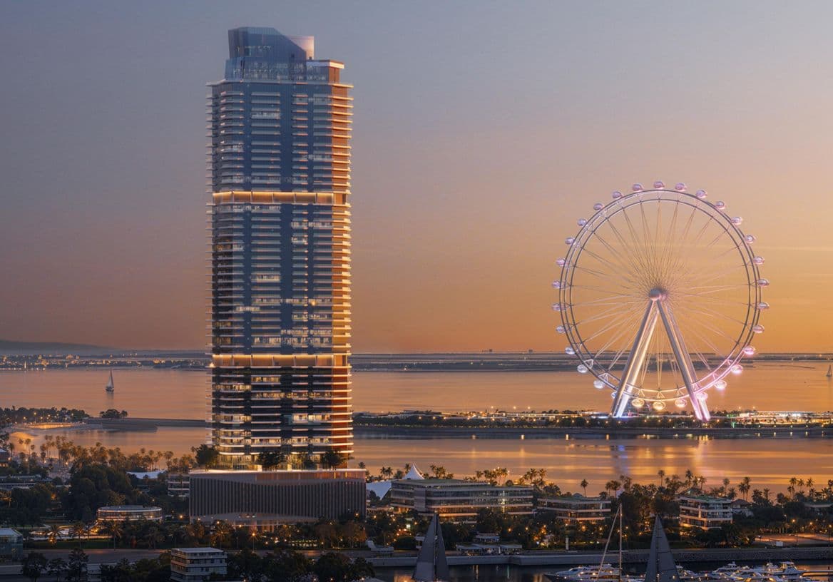The Residences Al Habtoor Grand — the tower beside Ain Dubai